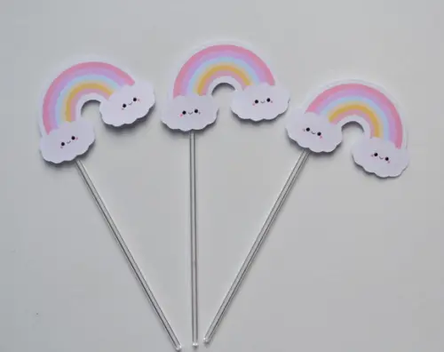 Topper para Doces Arco-iris