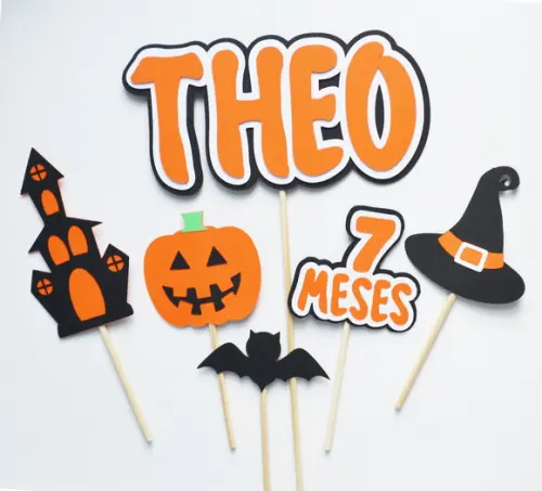 Topo de Bolo Halloween (camadas)