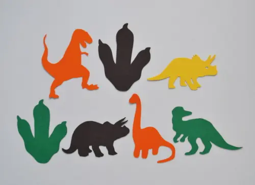 Apliques Silhueta de Dinossauro