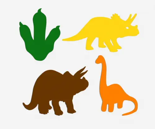 Apliques Dinossauros p/ Tubetes