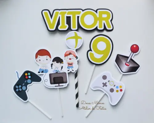 Topo de Bolo Video Game