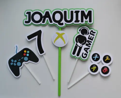 Topo de Bolo Xbox