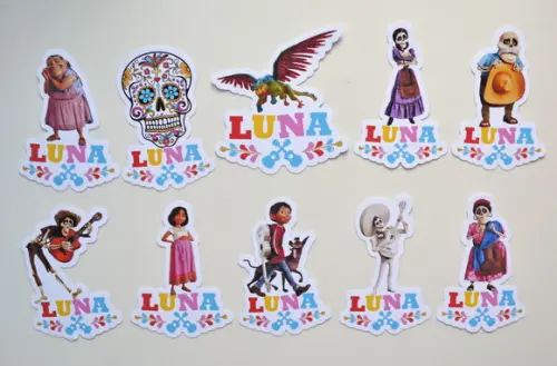 Aplique Tubete Coco Viva a Vida É Uma Festa