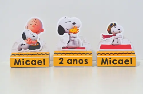 Porta Chocolate Duplo Snoopy