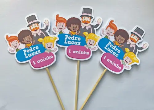 Palitões Decorativos Bita - 10 Unidades