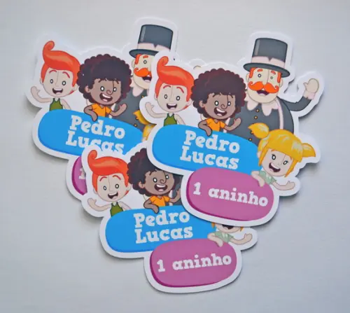 Adesivo Sacolinha Mundo Bita