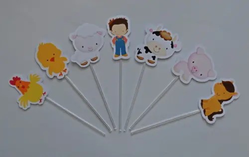 Topper para Doces Fazendinha