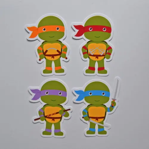 Aplique Tubete Tartarugas Ninja Baby