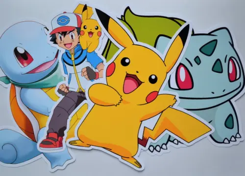 Apliques de Papel Pokémon (15cm)