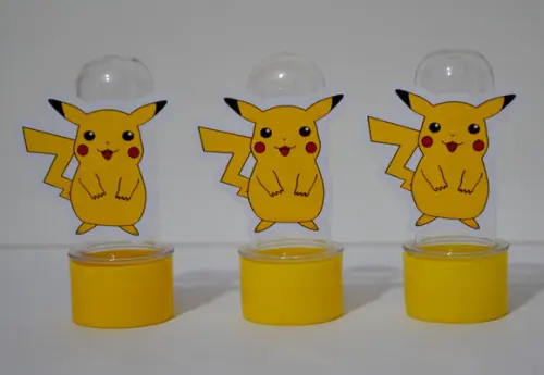Mini Tubete com Aplique Pikachu