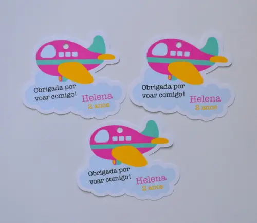 Tag Avião Menina