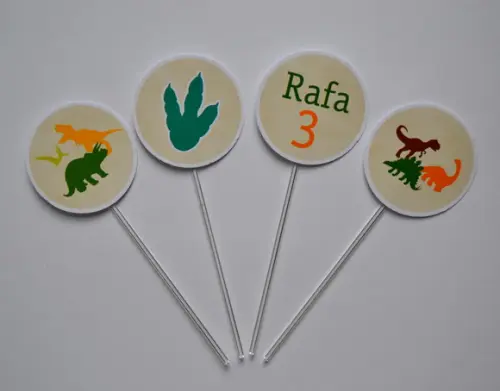 Topper de Doces Dinossauro
