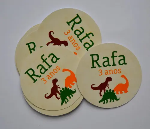 Adesivo para Água Ouro Fino Dinossauros