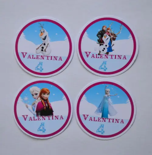 Adesivos Frozen 4cm