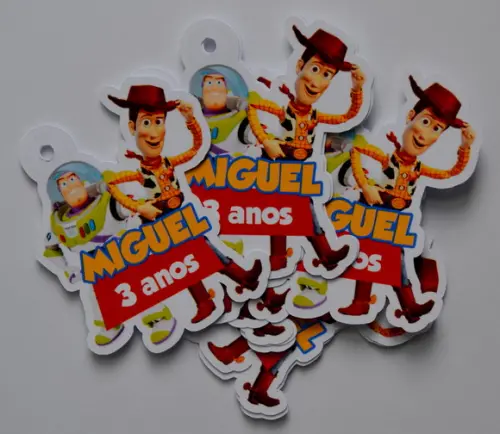 Tag lembrancinha Toy Story
