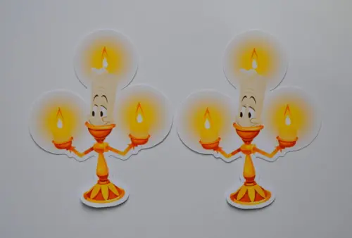 Aplique Tubete Lumiere - a Bela e a Fera