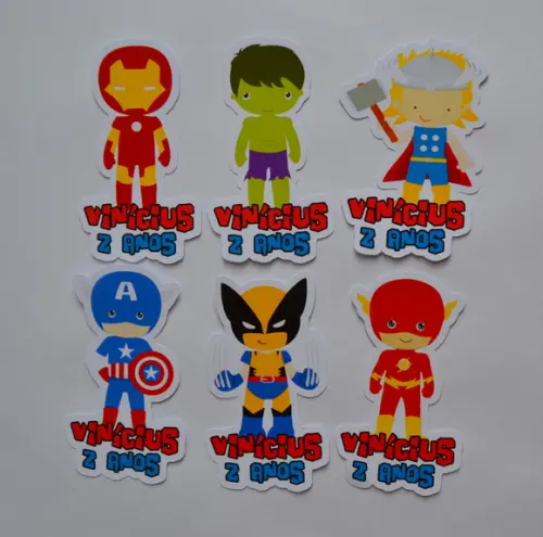 Aplique Tubete Vingadores