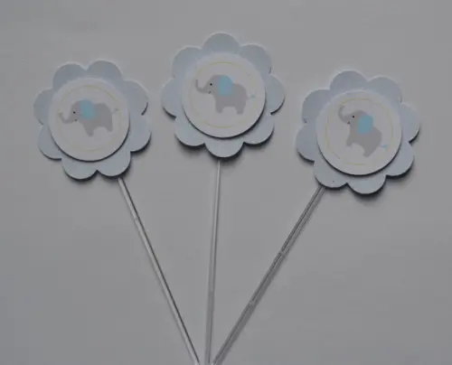 Topper de Doces Elefantinho 3d