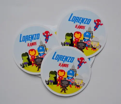 Adesivo para Água Vingadores
