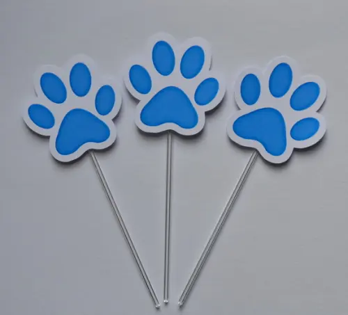 Topper de Doces Patinha de Cachorro