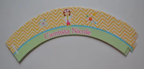 Saia para Cupcake Cientista