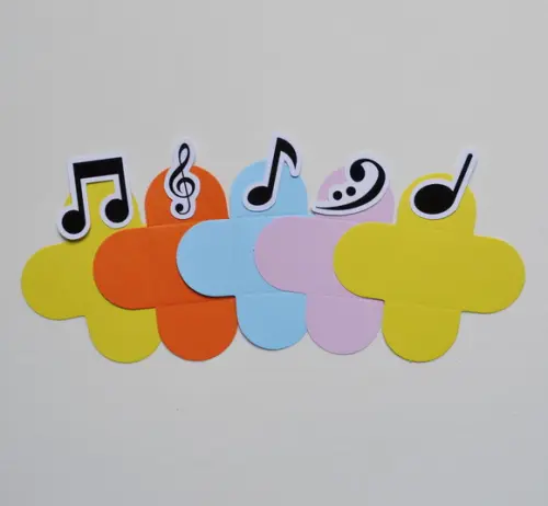 Forminhas Notas Musicais