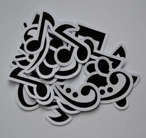 Apliques Notas Musicais