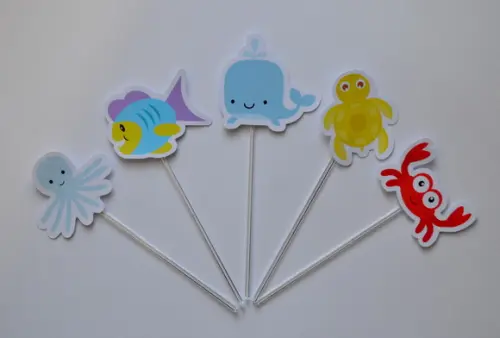 Topper de Doces Fundo do Mar