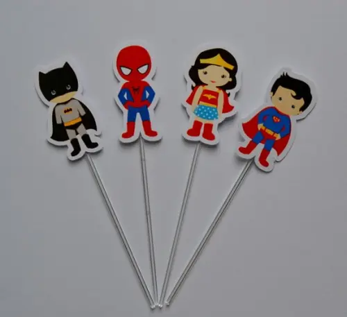 Topper para Doces Super Heróis