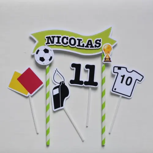 Topo de Bolo Futebol