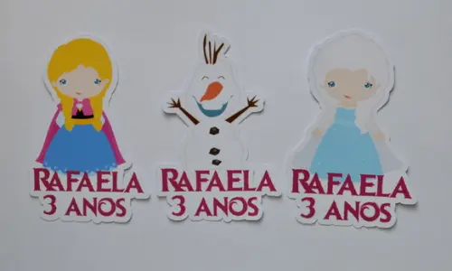 Aplique Tubete Frozen Baby