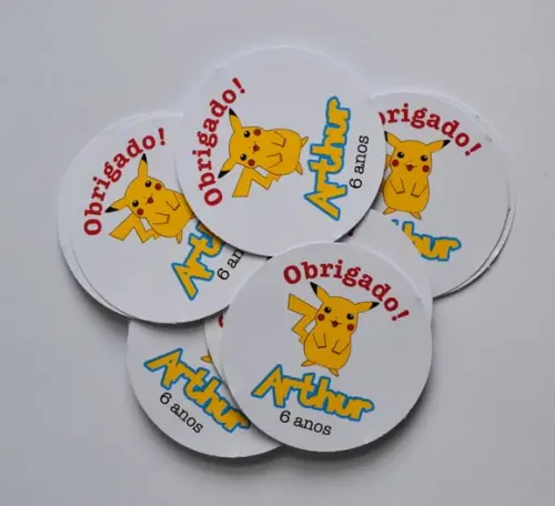 Tag Lembrancinha Pokémon