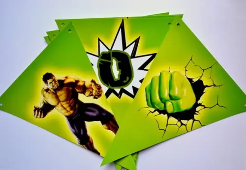 Bandeirolas Hulk