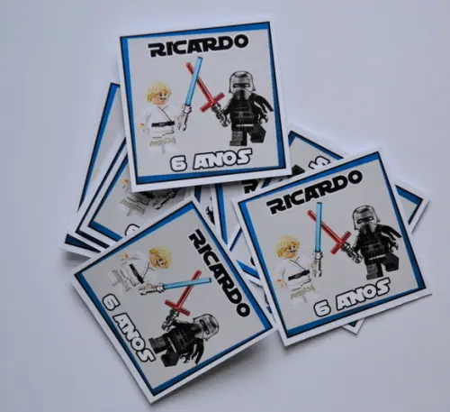 Adesivo Star Wars 4cm