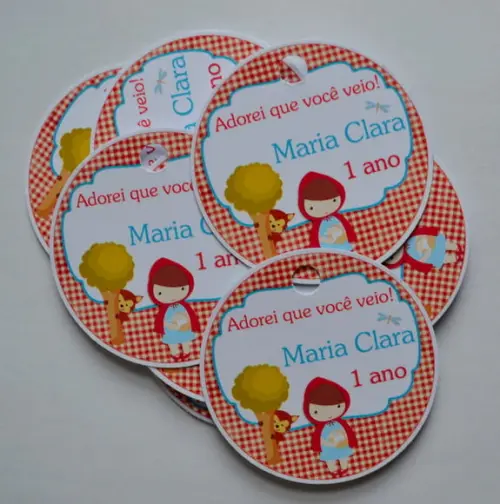 Tag Chapeuzinho Vermelho