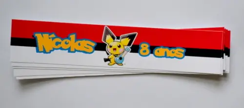 Adesivo para Água Pokémon