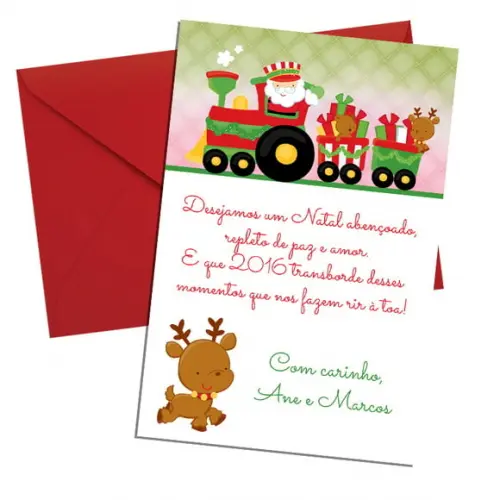Cartão de Natal Personalizado