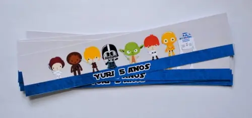 Adesivo para Água Star Wars