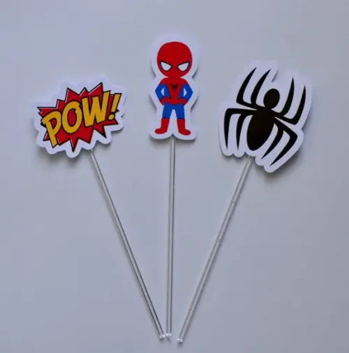 Topper para Doces Homem Aranha