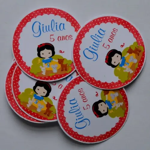 Adesivo Branca de Neve