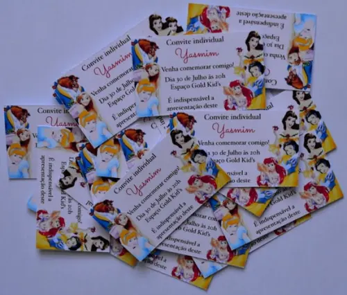 Convitinho Individual Princesas