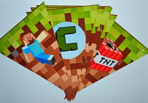 Bandeirolas Minecraft