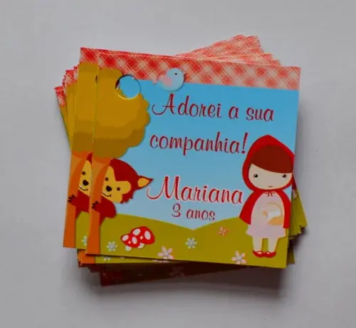 Tag Chapeuzinho Vermelho
