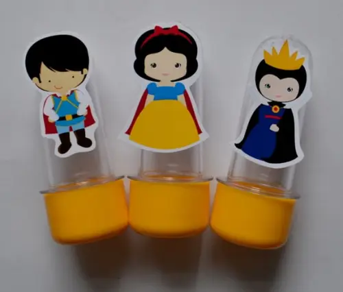 Mini Tubete com Aplique Branca de Neve