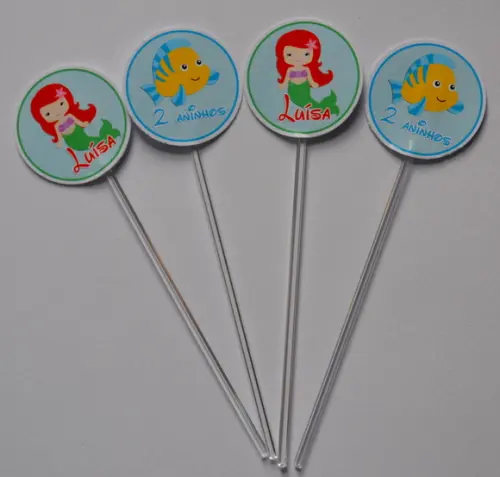 Topper p/ Doces Ariel Baby