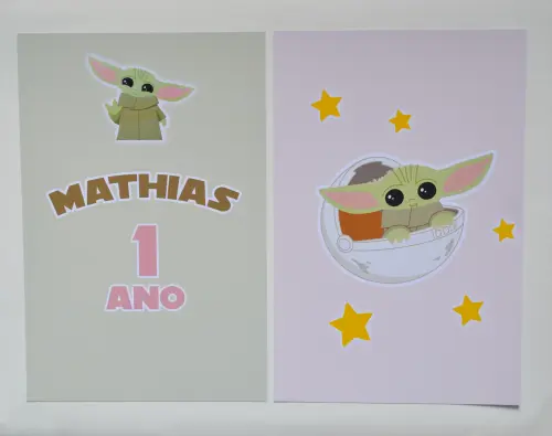 Kit Festa Baby Yoda