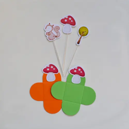 Kit Festa Personalizado Bosque Infantil | Decoração Completa pa