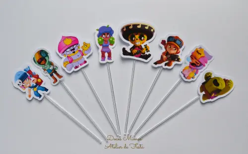 Kit Festa Personalizado Brawl Stars | Decoração Completa