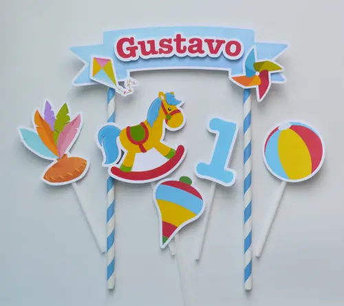 Kit Festa Personalizado Brinquedos | Decoração Infantil Criativ