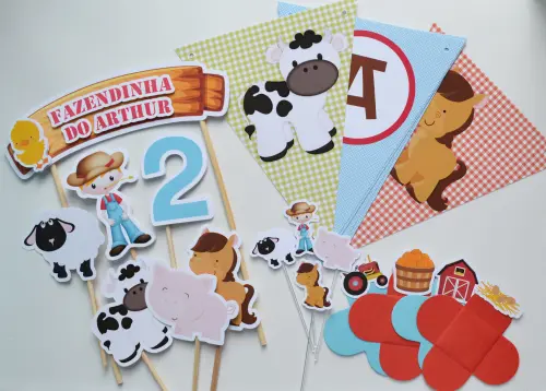 Kit Festa personalizada Fazendinha